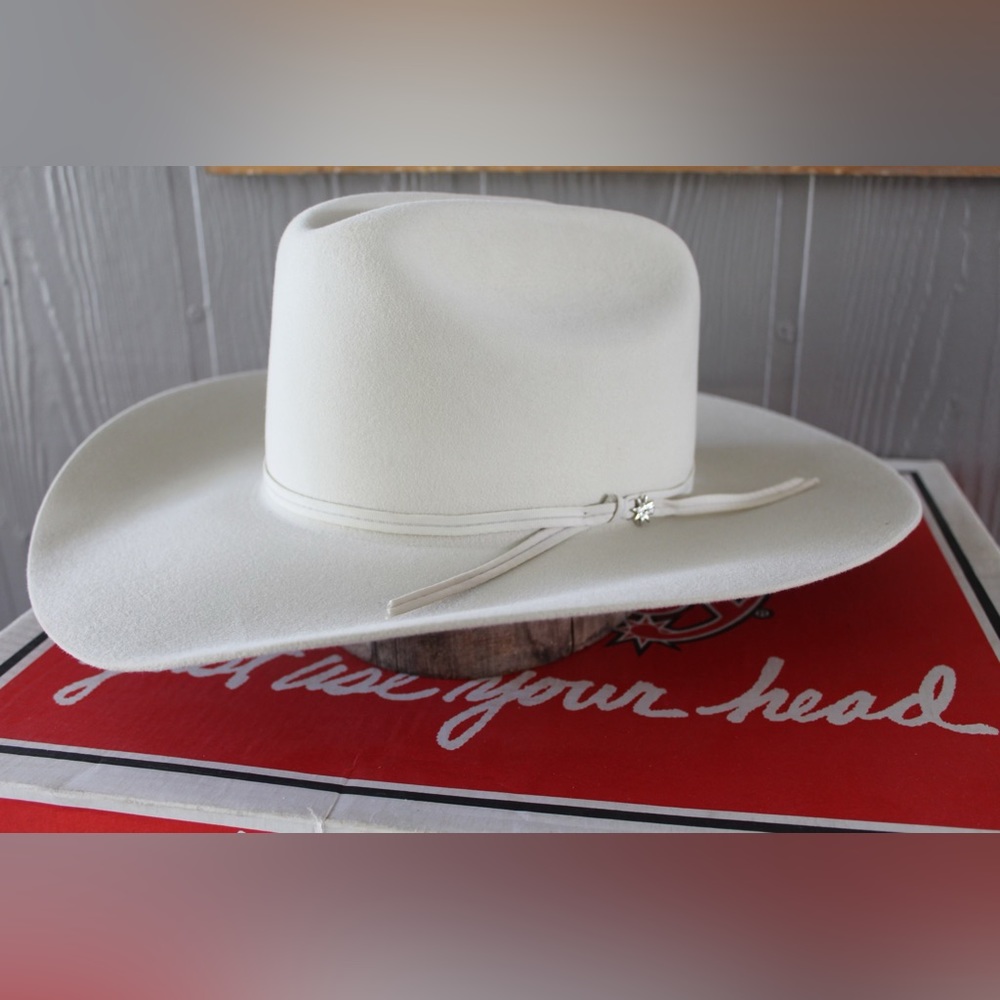 Vintage Bailey Hazer 5X Buckskin Beaver Cowboy Hat - 7 1/4 NWT🤠
